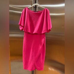 QUIZ: Elegant Pink Women's Dress size 44 Eu or 12US. Made in the UK